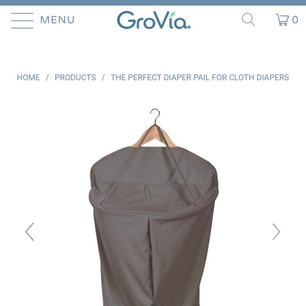 Grovia Perfect Diaper Pail NWT